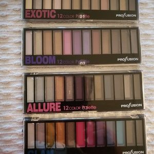 Profusion Lot of 4 Eye Pallette